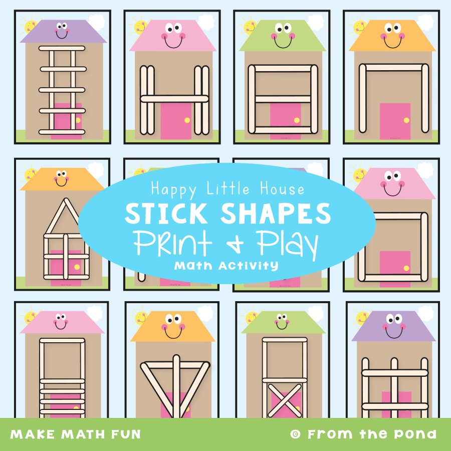 Craft Stick Shape Activities