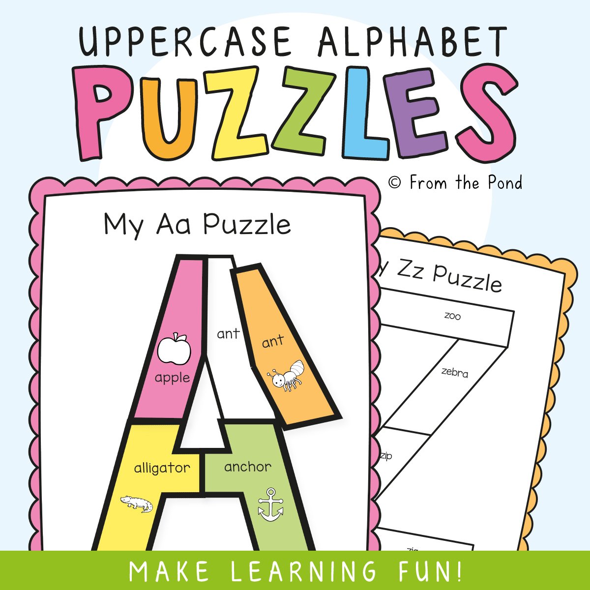 Uppercase Letter Puzzles