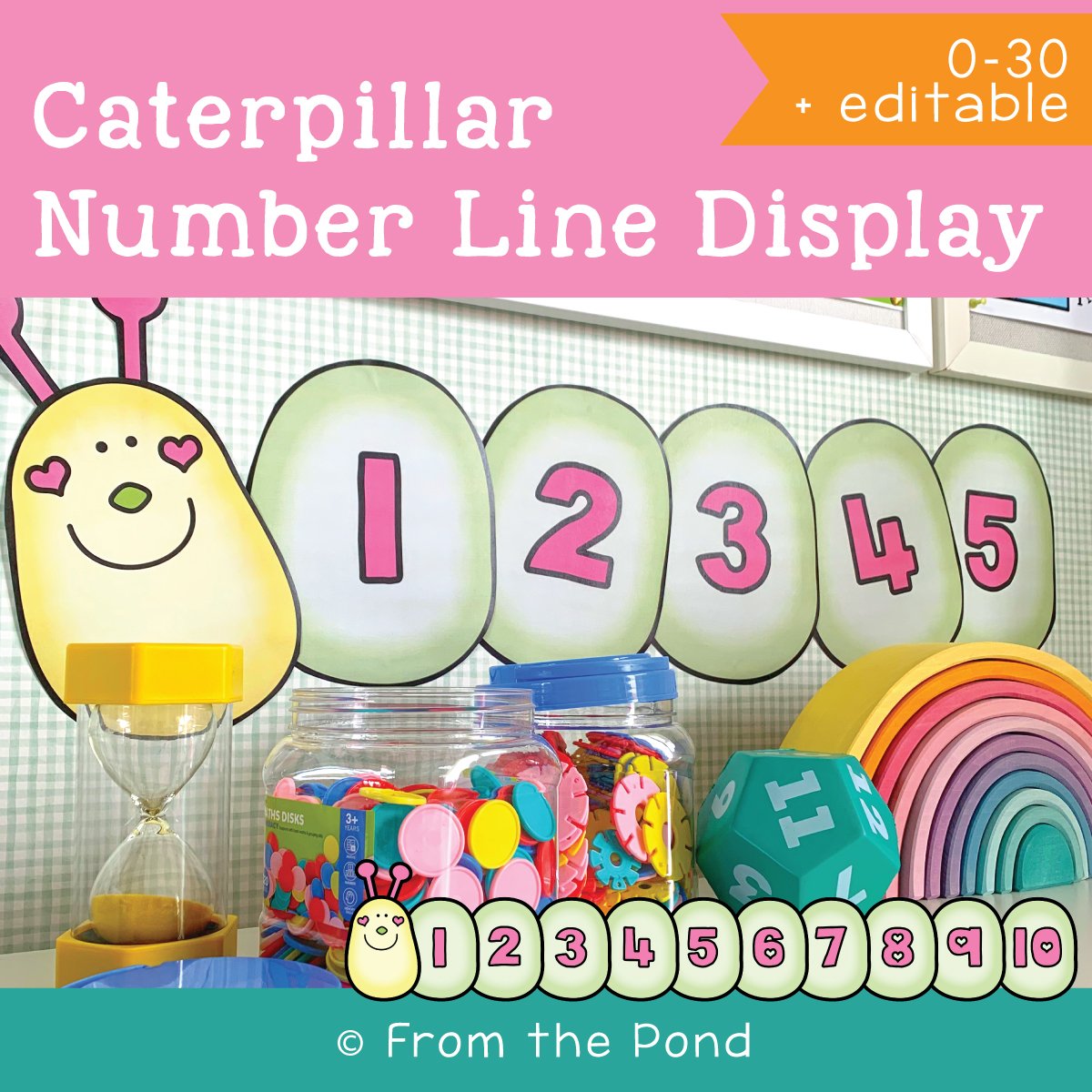 Caterpillar Number Line