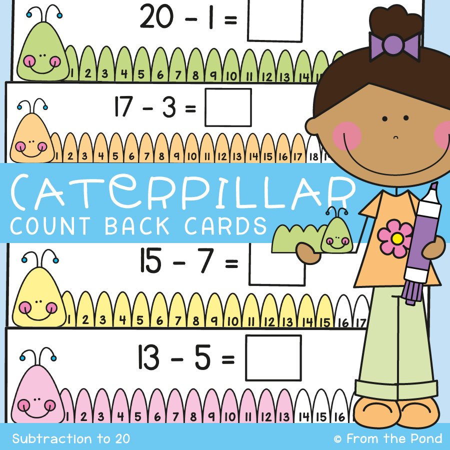 Subtraction Cards