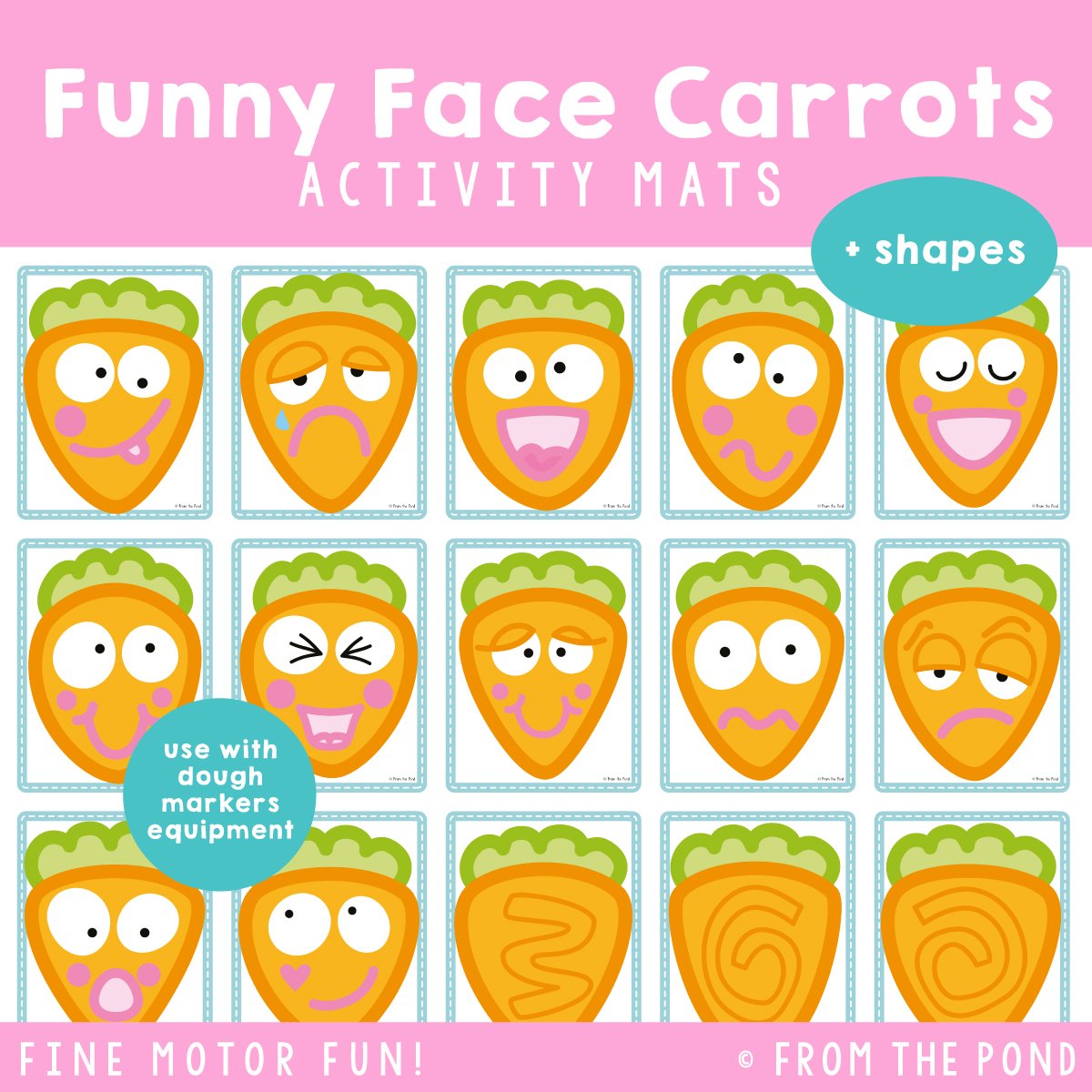Funny Face Carrots