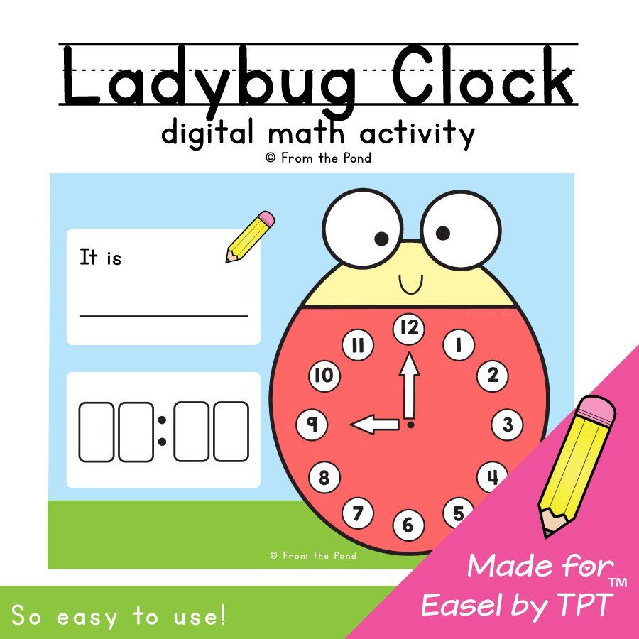 Ladybug Clock