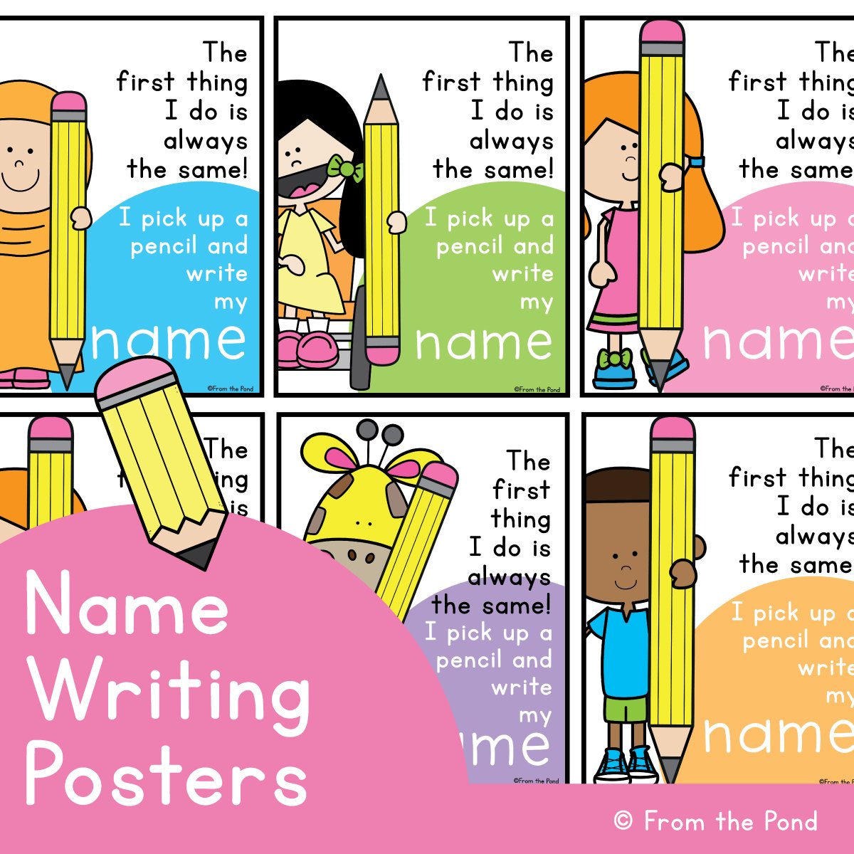 Name Writing Poster