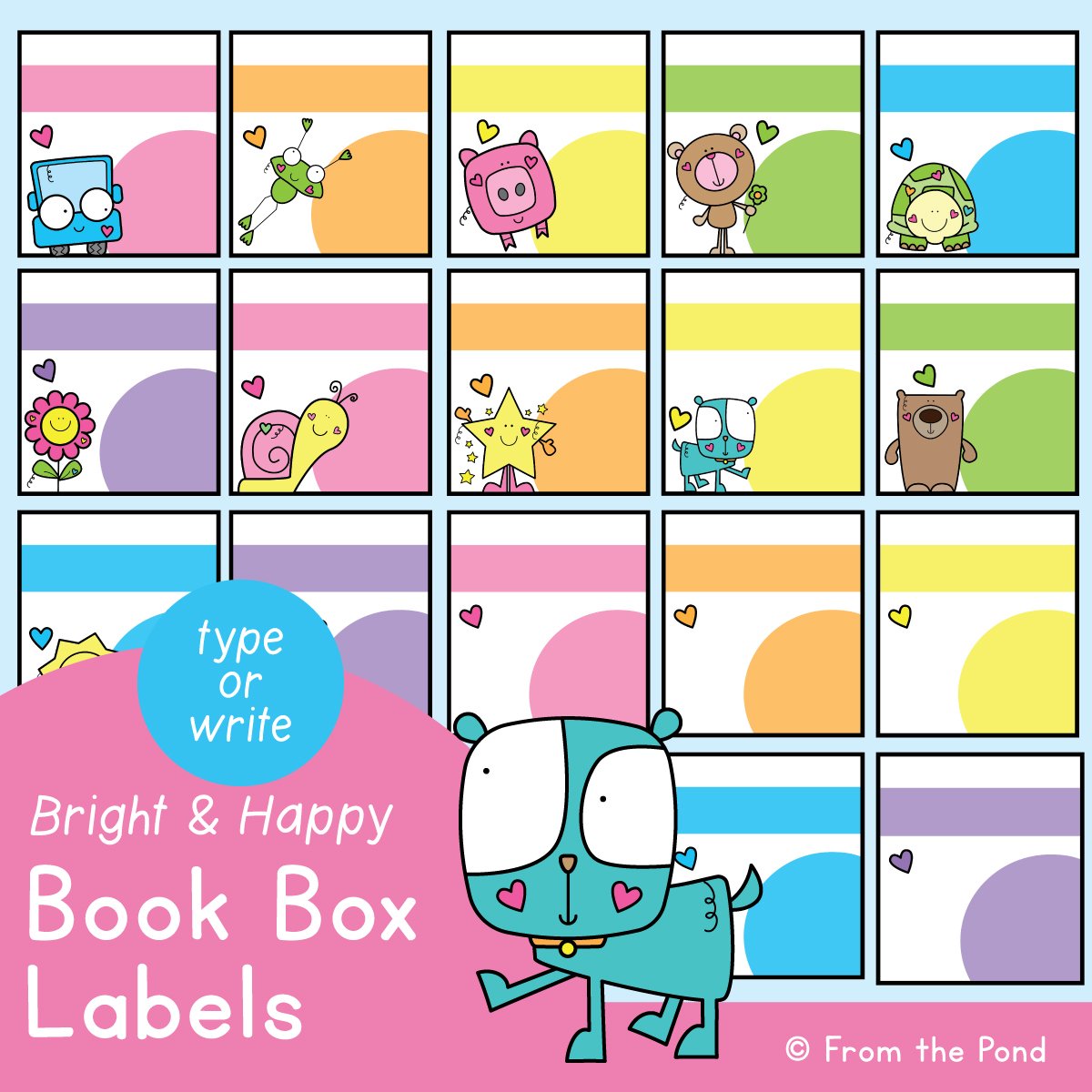 Book Box Labels