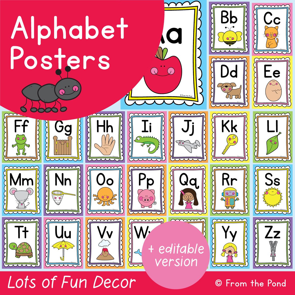 Alphabet Poster Display