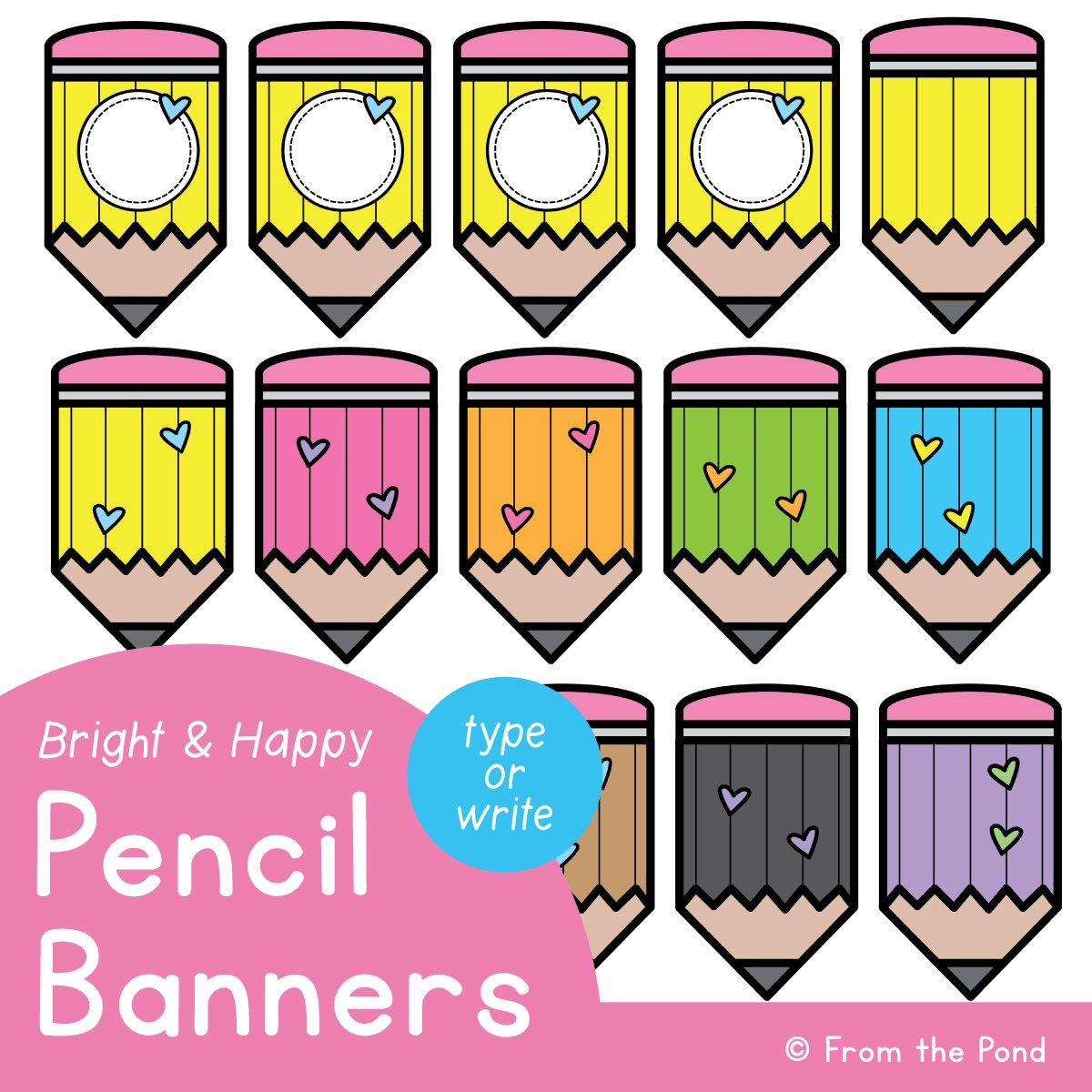 Pencil Banners