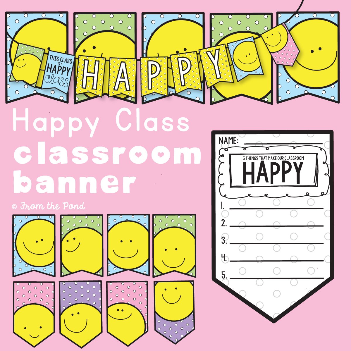 Happy Classroom Banner