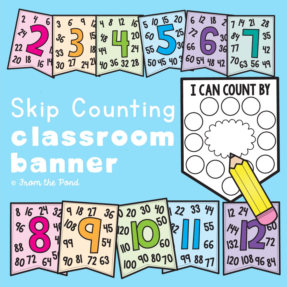 Skip Counting Banner