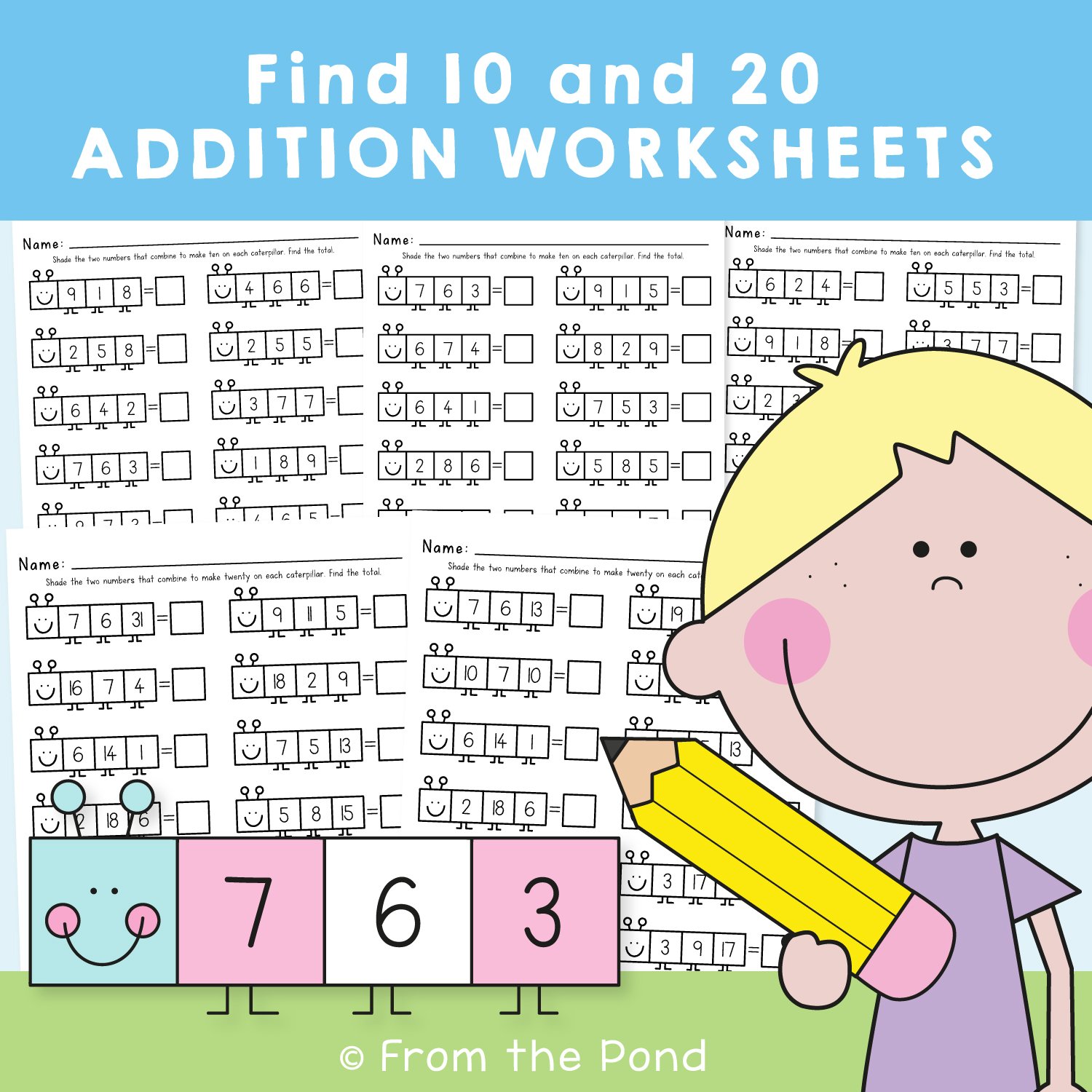 Find 10 &amp; 20 Worksheets