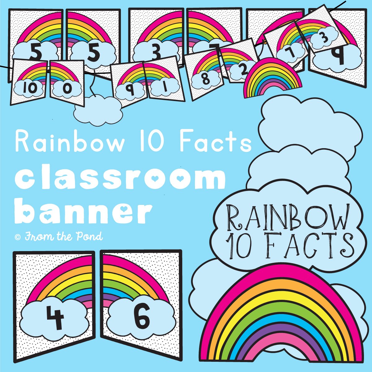 Rainbow Addition Facts
