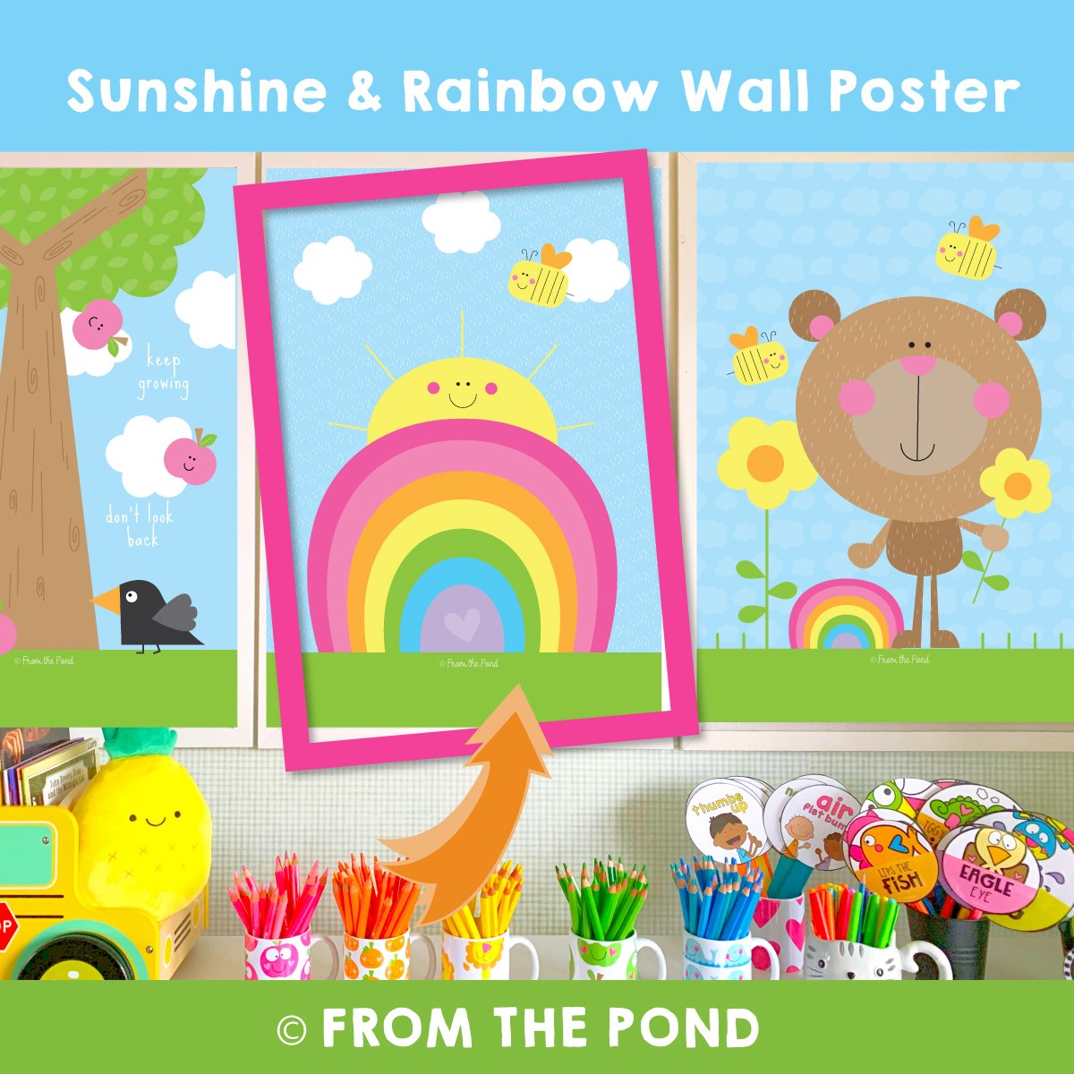 Rainbow Wall Poster