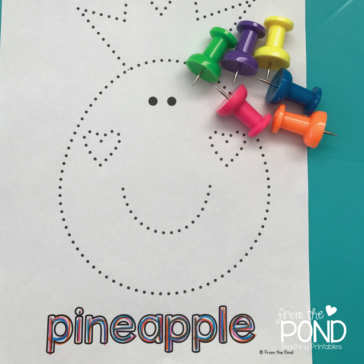 free pineapple fine motor pokey pin page-07.png