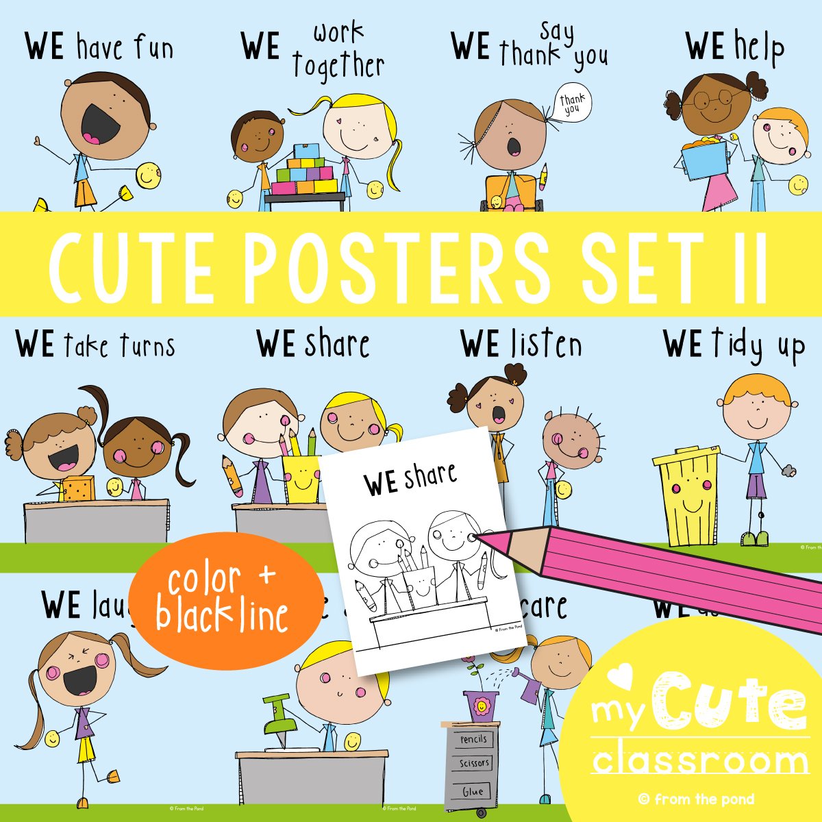 Cute Posters Set 11