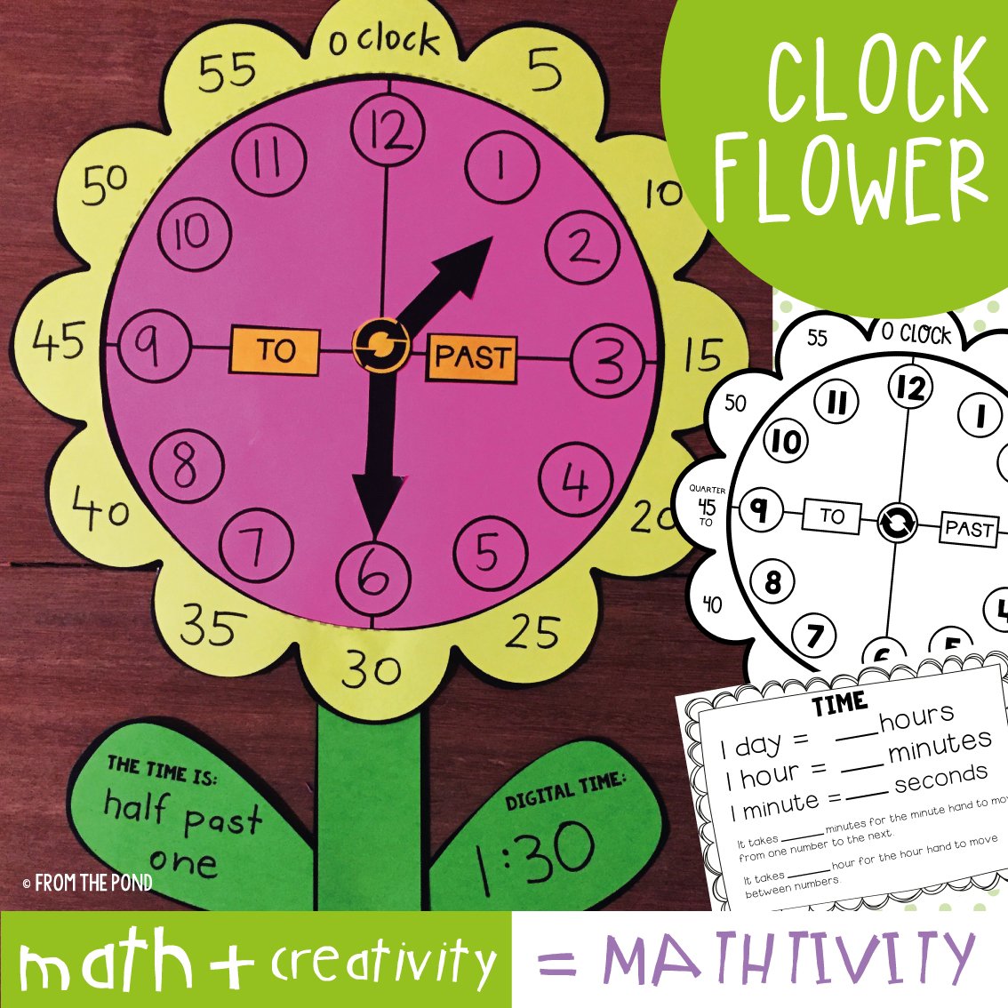 Flower Clock Craft