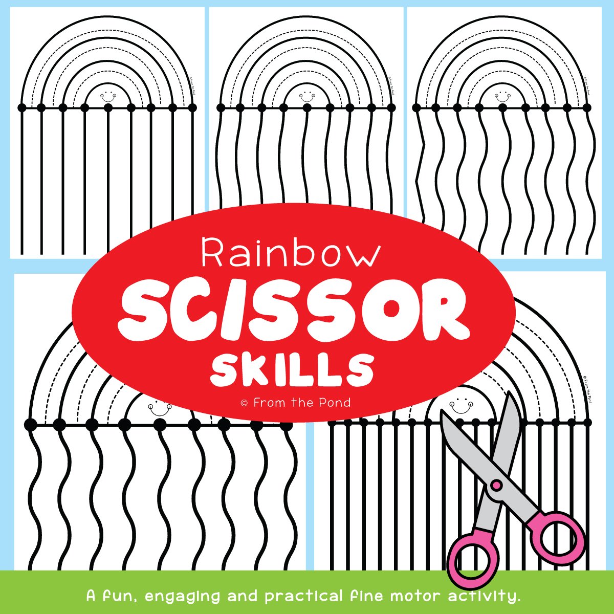 Rainbow Scissor Skills