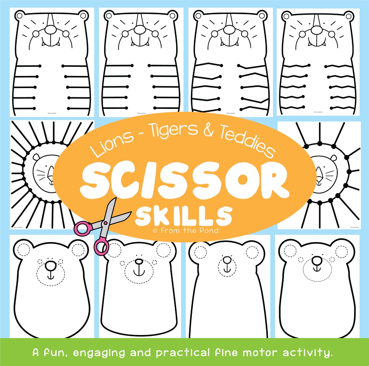 20 Fun Ways to Practice Scissor Skills - Picklebums