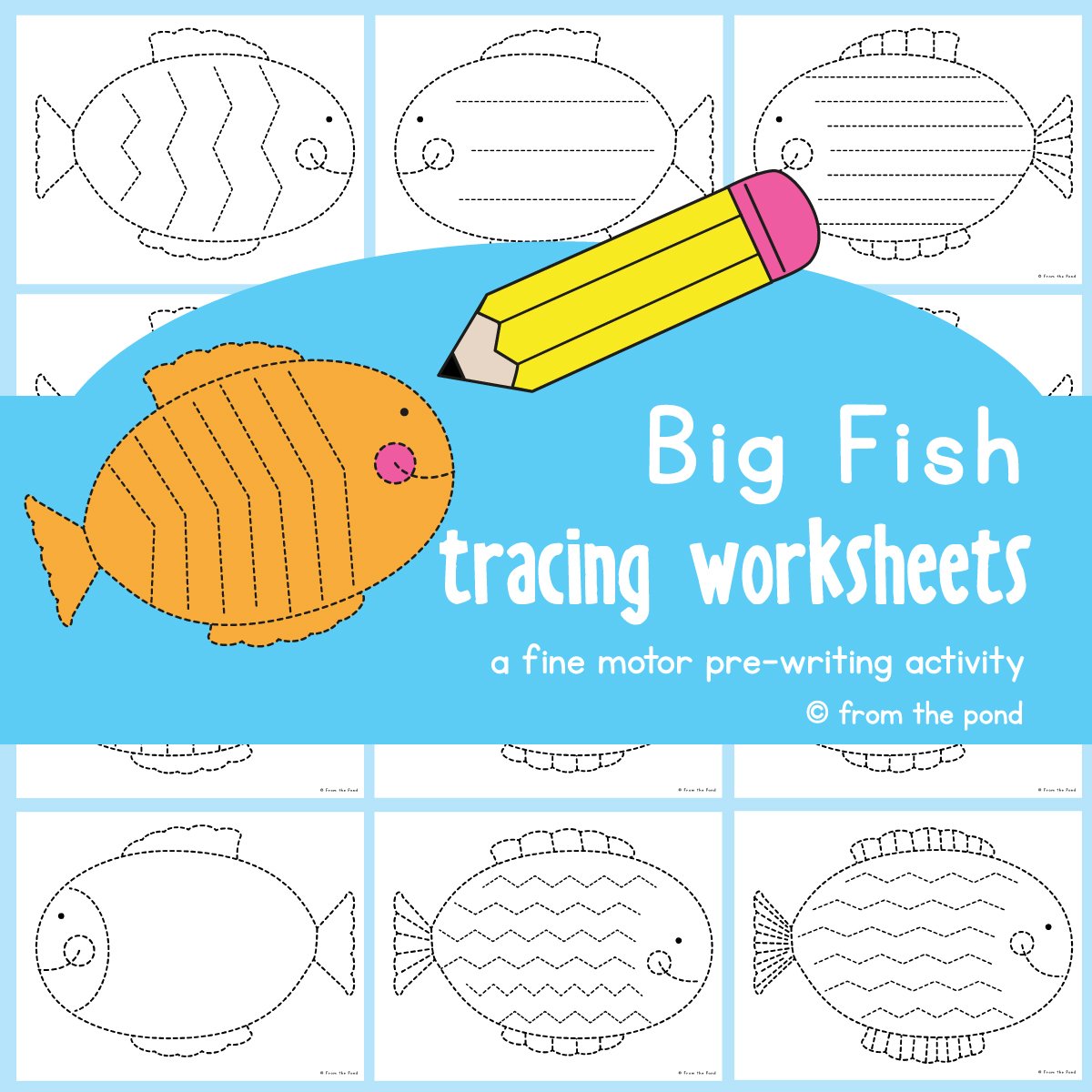 Fish Tracing Pages