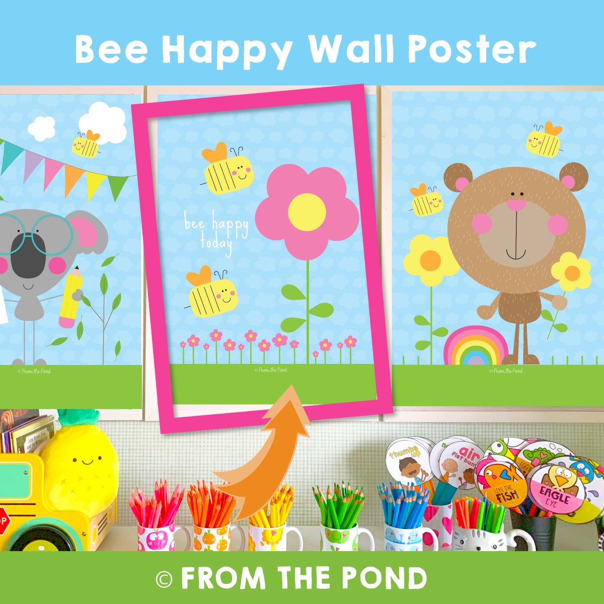 Bee Wall Poster