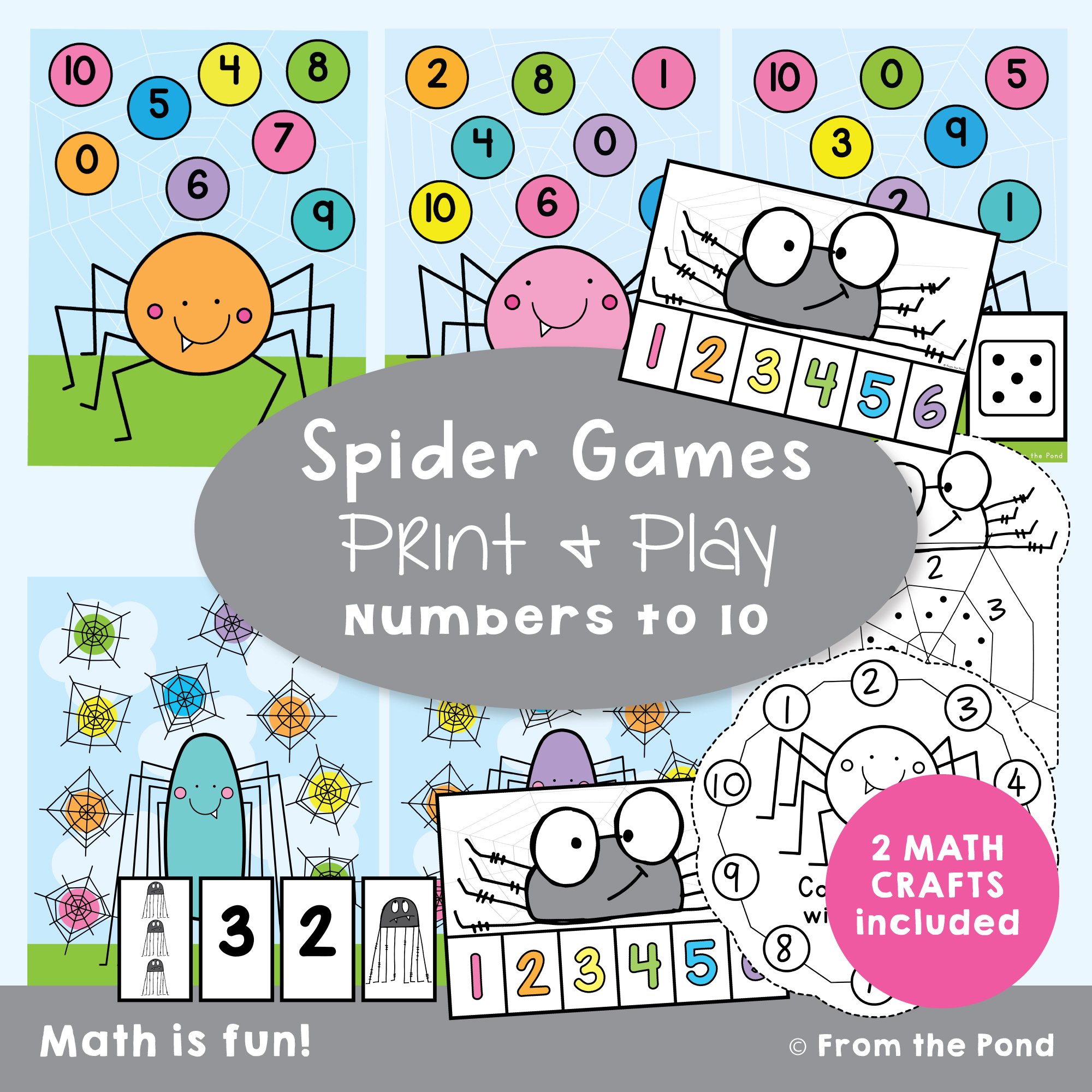 Spider Games to 10