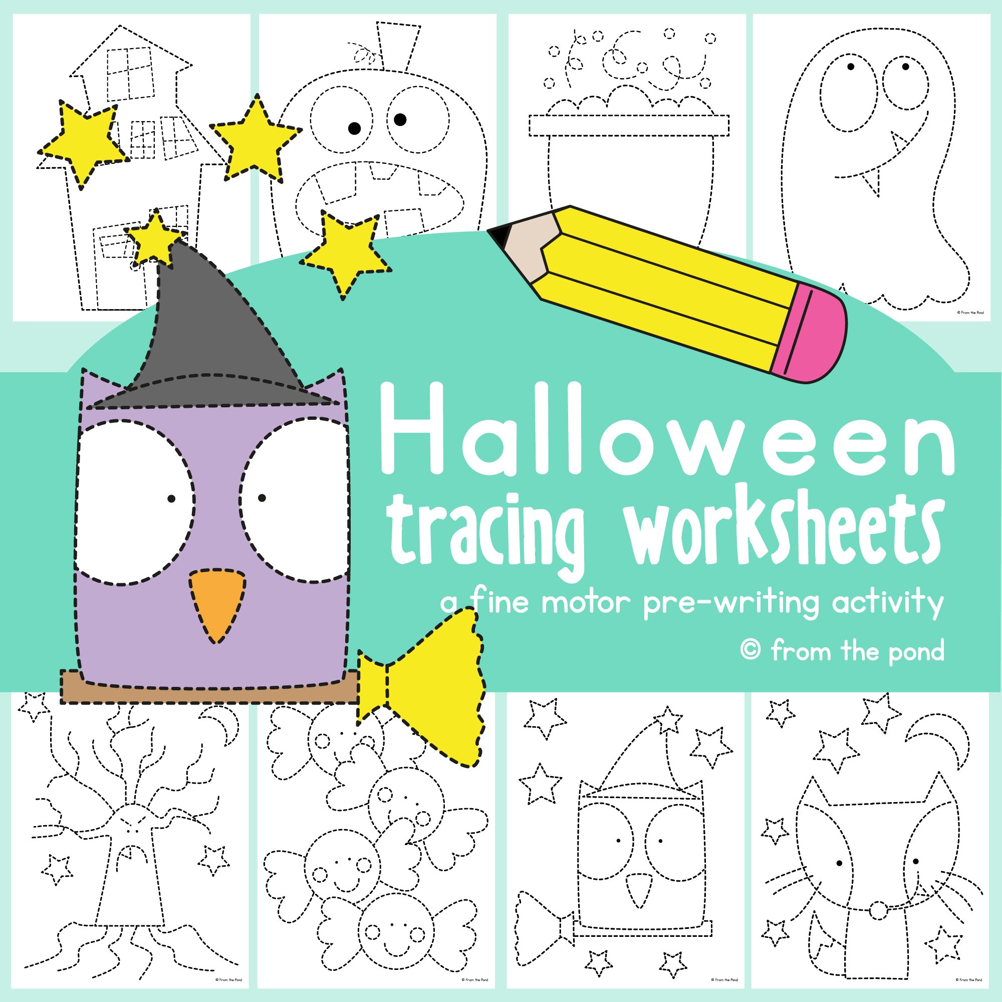 Halloween Tracing Pages