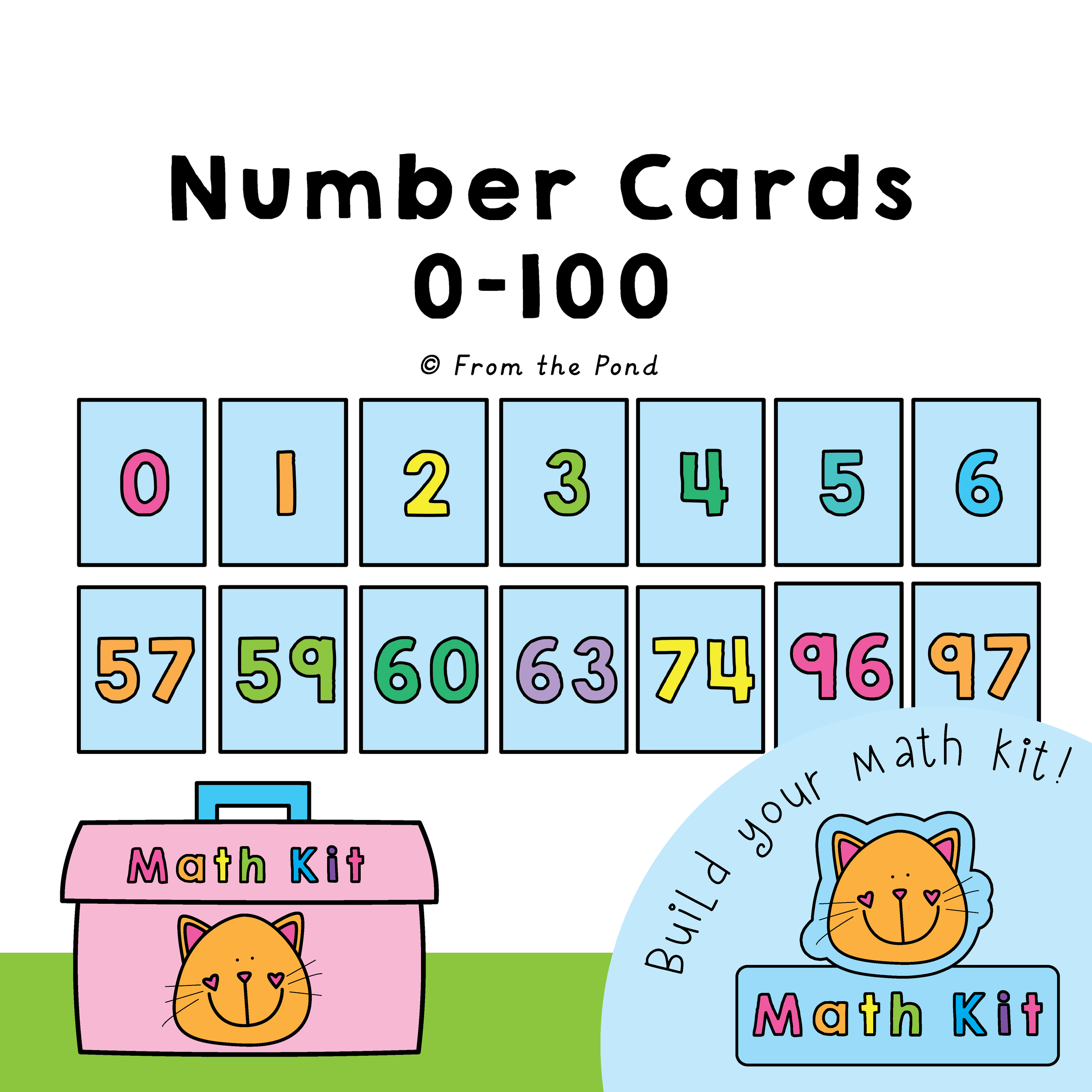 Numbers Cards 100