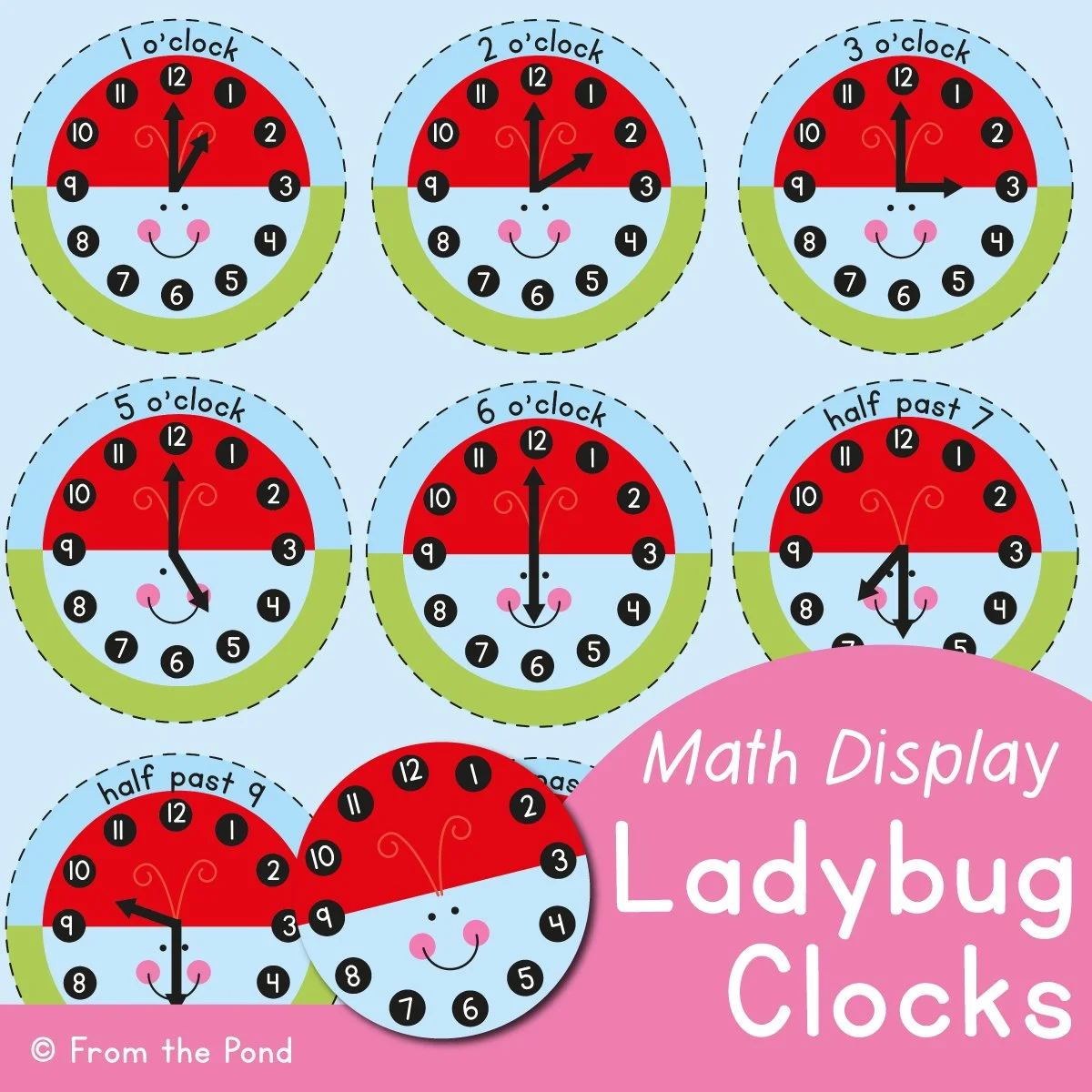 Ladybug Clocks