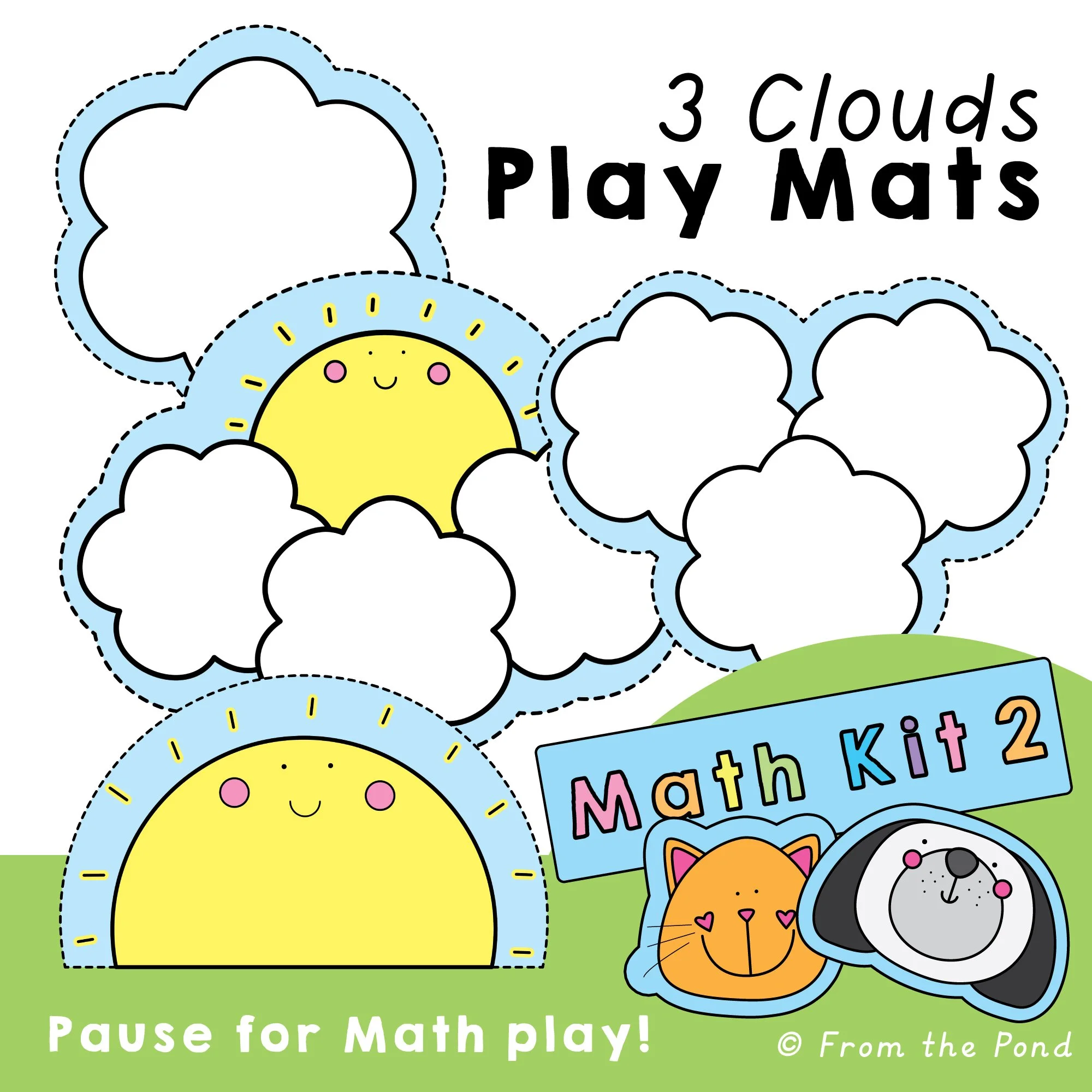  Make addition come to life with  3 Cloud Play Mats , perfect for K–1 learners to explore Part‑Part‑Whole number combinations in a hands‑on way. These playful cloud-shaped mats support visual scaffolding and flexible math stories—ideal for small grou