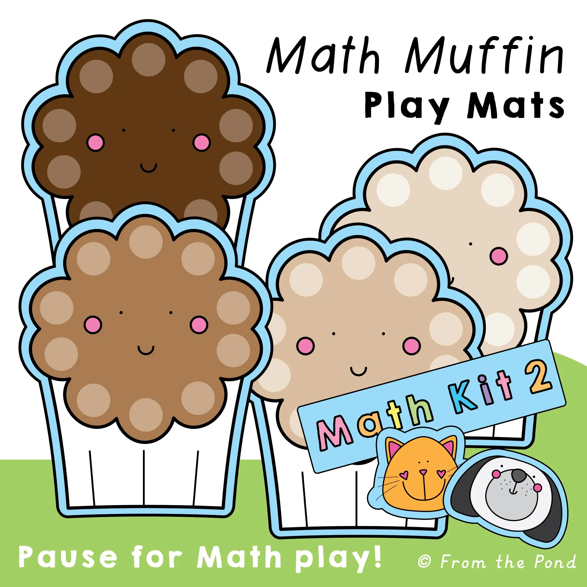   Bake up some math fun with Muffin Math Play Mats , designed for PreK–1 learners to build number sense through counting, early addition, subtraction, and even sharing/division concepts in a playful, story-driven way. These engaging muffin-tray mats 