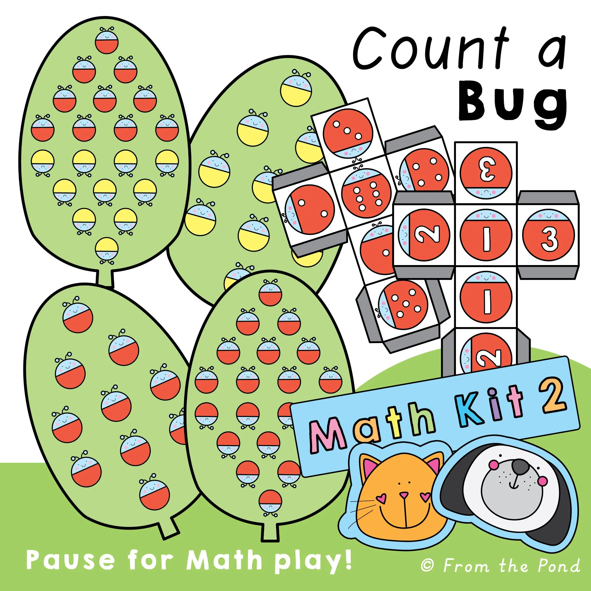  Bring number stories to life with  Ladybug Leaf Math Mats , perfect for K–1 students to practice counting, subitizing, number bonds, and making 10 and 20. These flexible, visually engaging printable mats make learning numbers fun and memorable, easi