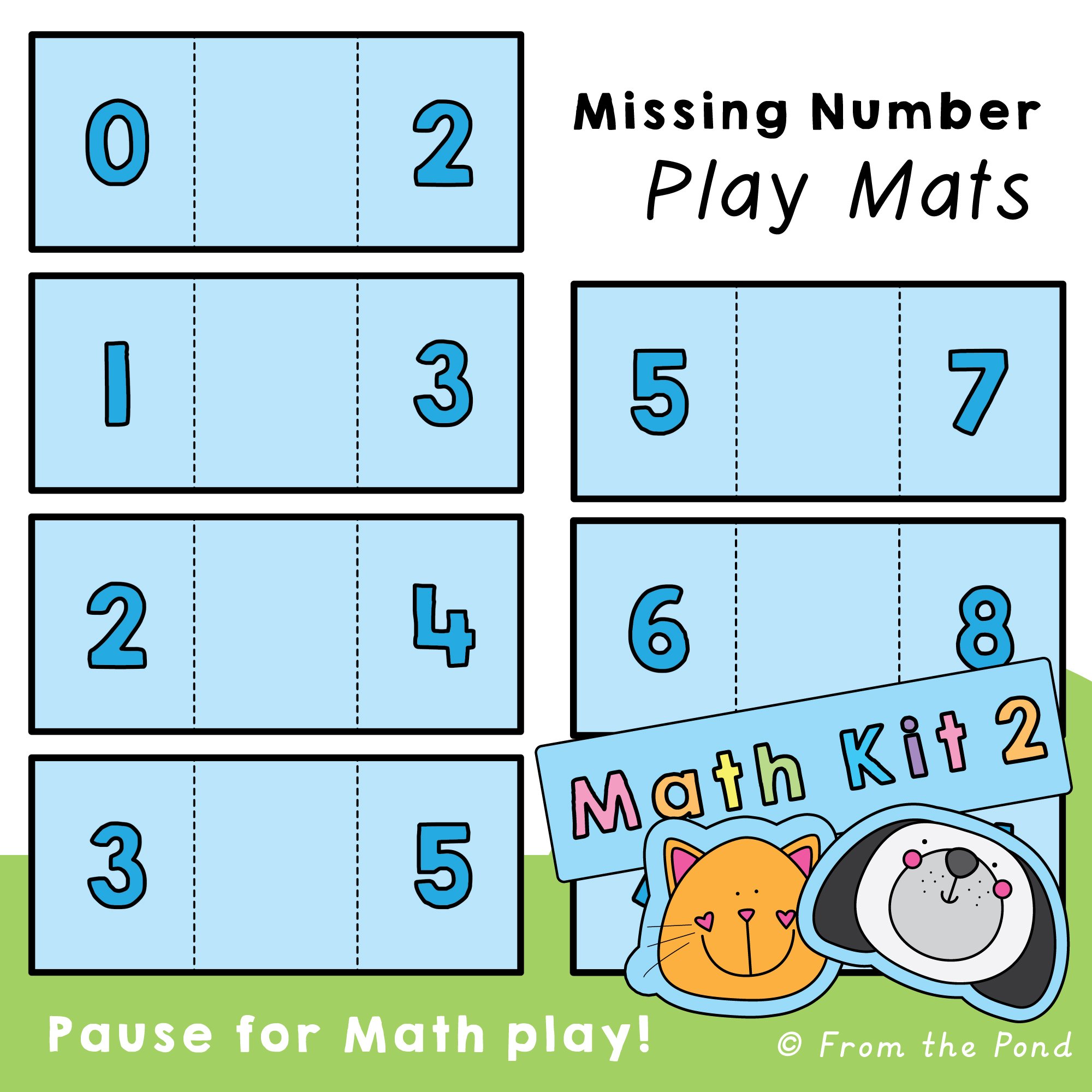  Enhance number sense and sequencing skills with the  Missing Number Play Mats (0–120) . Each mini mat features a three-number strip with the middle number missing, perfect for math centers, warm-ups, or small group instruction. These open-ended mats