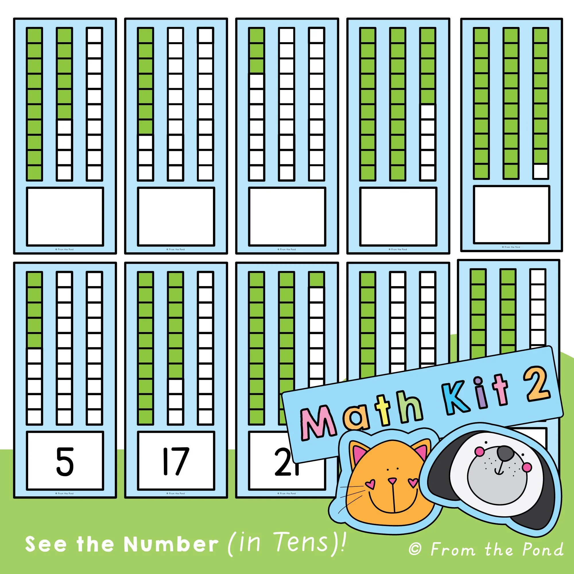  Enhance early math skills with the  Numbers to 30 Tens and Ones Subtraction Strategy Cards . These flexible cards represent numbers 0–30 using base-ten visuals to support place value, subtraction strategies, and number fluency. Each card shows tens 