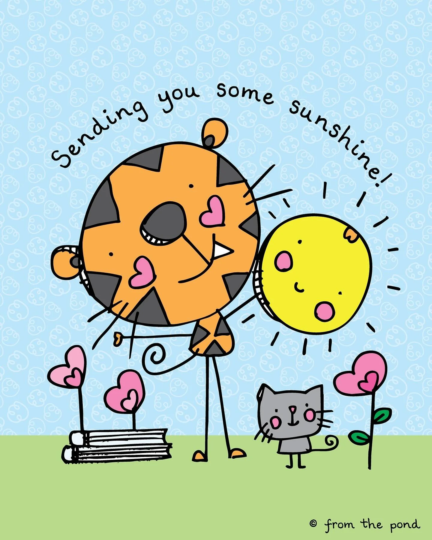 Sending you a little mid-week sunshine ☀️ I hope your week is going okay and you&rsquo;re finding tiny pockets of joy.

I&rsquo;m sharing the November calendar page from my creative planner &mdash; it&rsquo;s a one-pager with a sketch on top that you