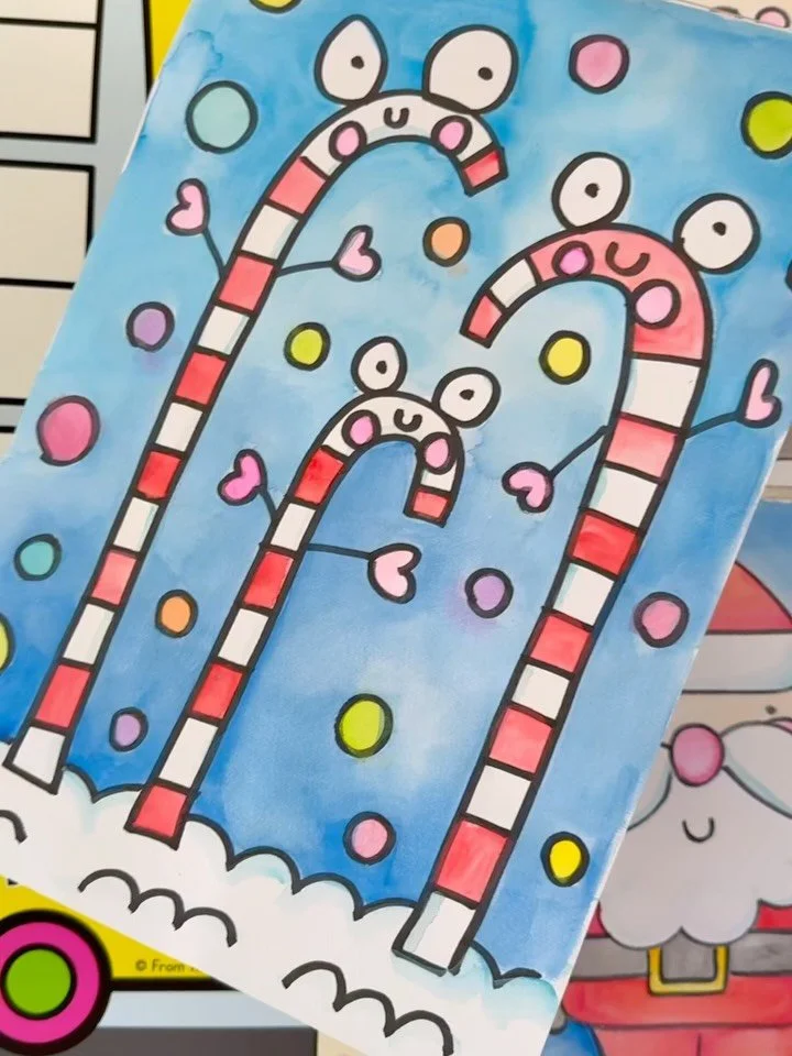 I just posted a quick candy cane drawing-steps video in case you&rsquo;d like to draw along with your learners this week! 🍭✏️

It sneaks in foundational handwriting movements for lowercase f and o, too. Hope you enjoy drawing!