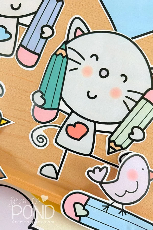 pencil pal kittens clipart 01 blog.jpg