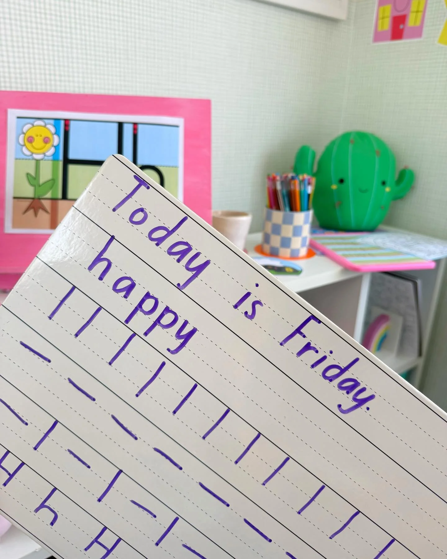 ✨ Happy Friday! ✨

This week a few things came together &mdash; my drawing challenge spark words Listening Ears, our Happy Jumpy Puppy art, and the very real need to keep working on handwriting too 😊

👉 It&rsquo;s lovely to draw happy puppies 👉 an