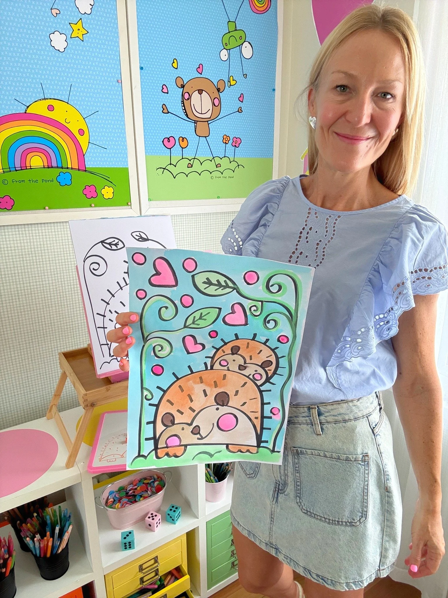 🌸🦔 Let&rsquo;s draw a spring hedgehog!

Last year we drew an autumn hedgehog (you can still find it over in my Reels tab 🍂), but today we&rsquo;re giving it a spring twist. Grab a marker and follow along with these 4 simple steps!

To turn this in