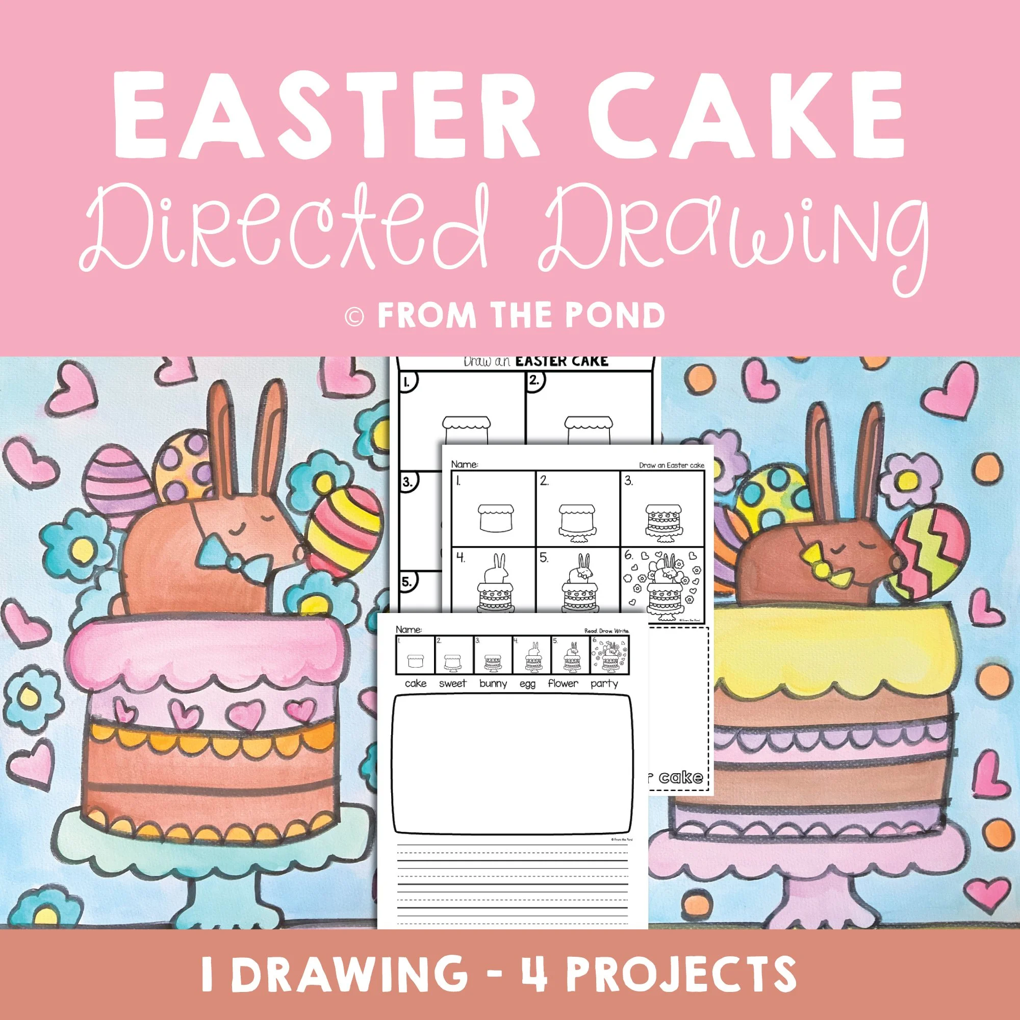 Easter Cake Drawing