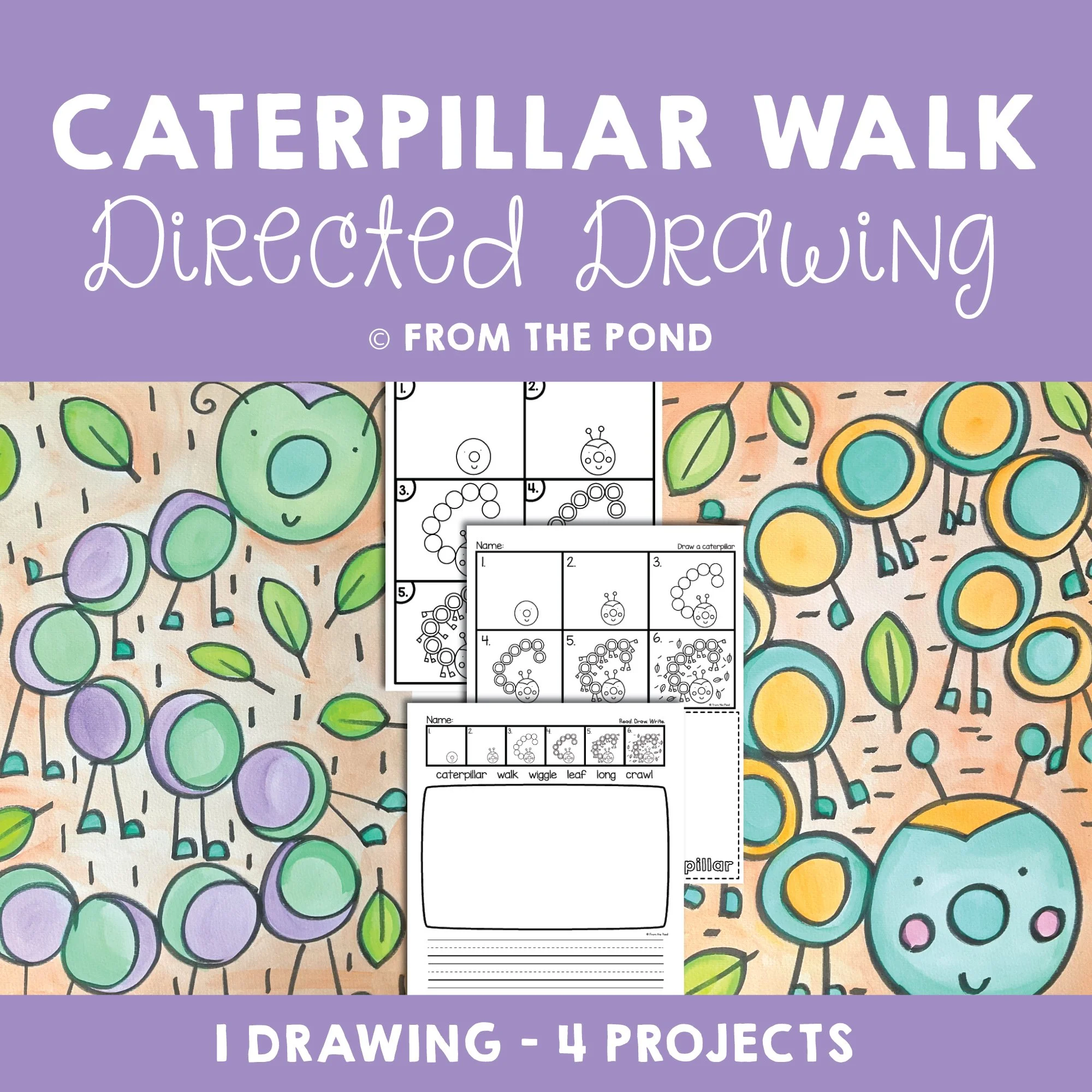 Caterpillar Walk Drawing