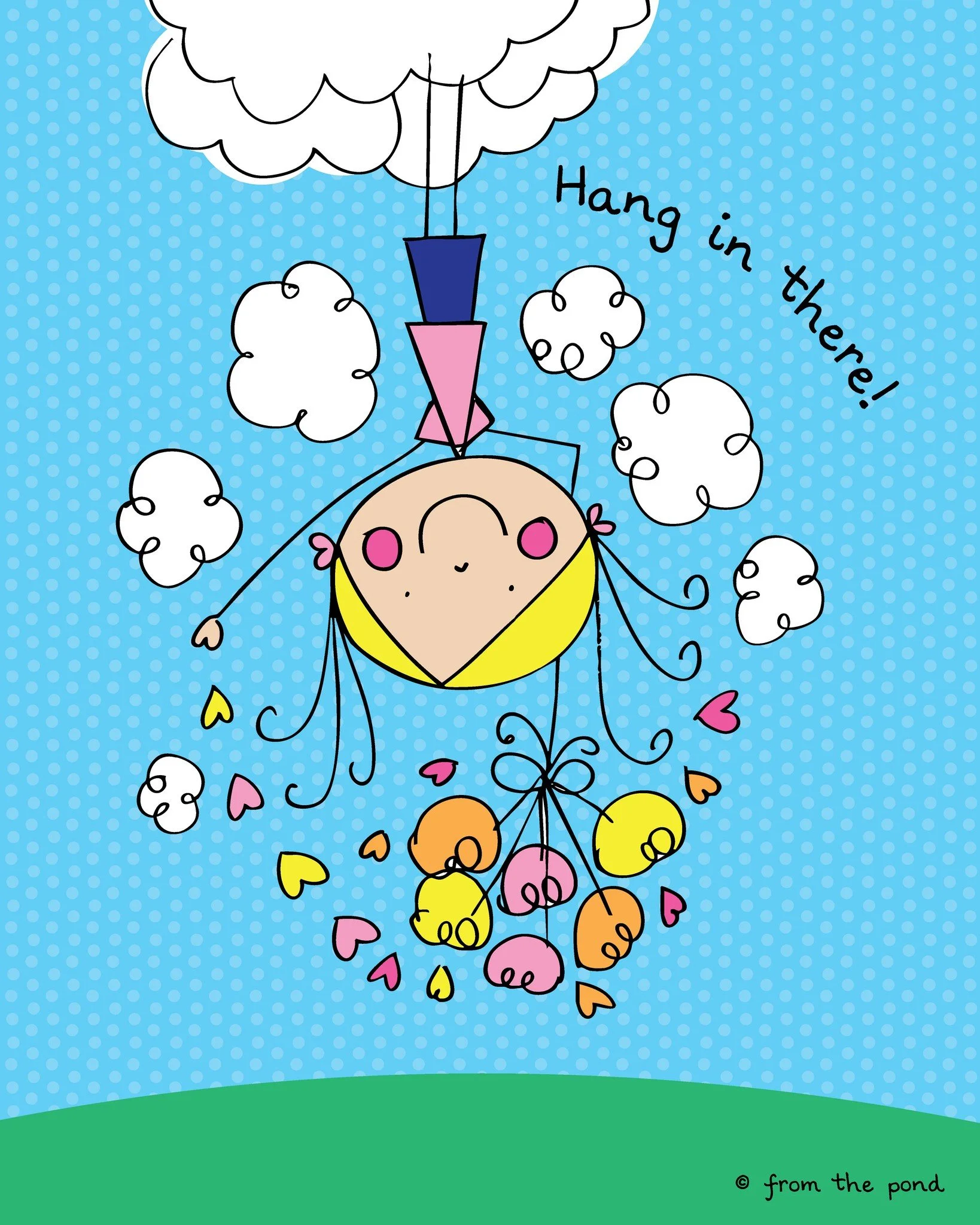 Hang in there &mdash; Saturday is coming! 🌸

Just dropping into your feed with a bunch of flowers for you.

Today&rsquo;s doodle challenge was clouds, so I grabbed a brush pen for a quick Friday change and sketched a few. Then some little rainbow fr