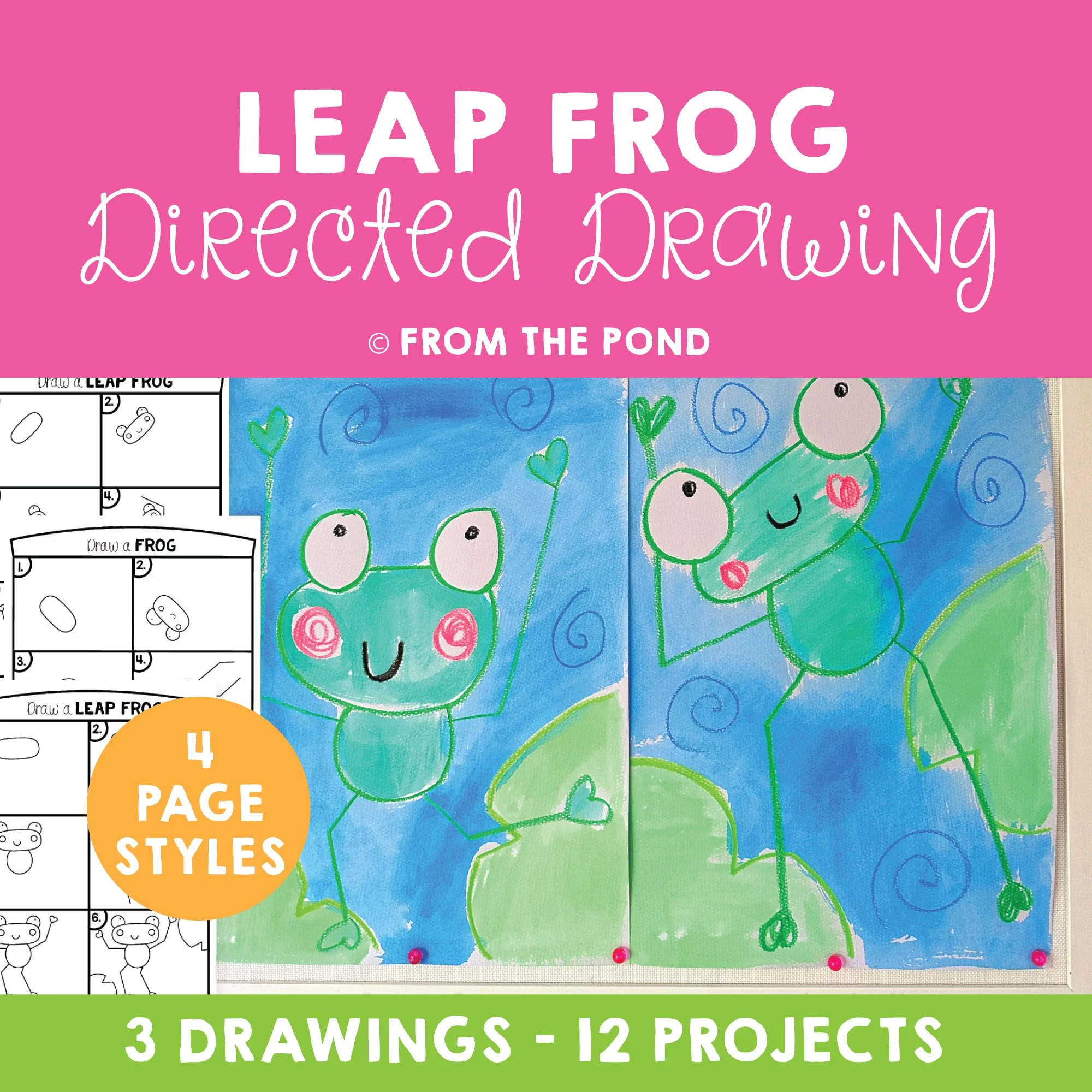 Leap Frog Drawing