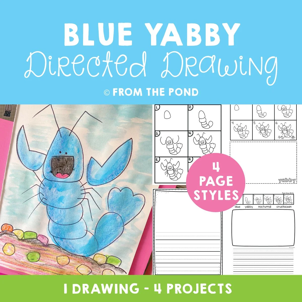Blue Yabby Drawing