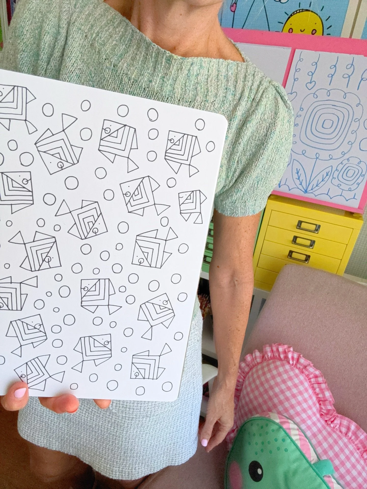 I&rsquo;ve been doing lots of drawing lately ✏️

Yesterday it was geometric fish and my new favorite - loopy flowers 🌸

The loopy flower is such a fun way to help children build on something they already know (a simple line of loops) and turn it int