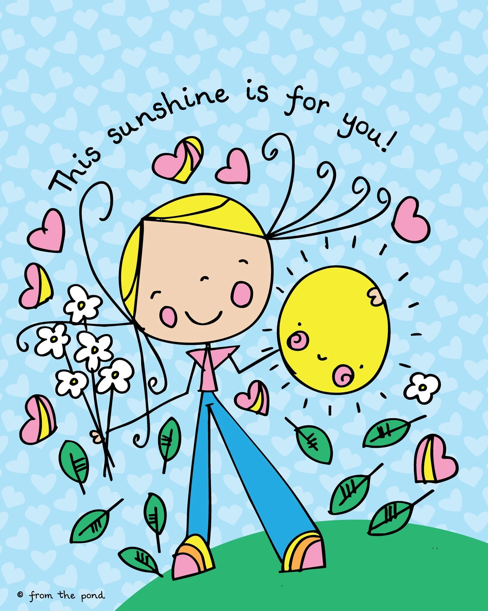 Dropping into your feed with some sunshine for you! Have a beautiful day 🍃☀️ #positivenergy #feelgoodquotes #doodleart #creativeenergy