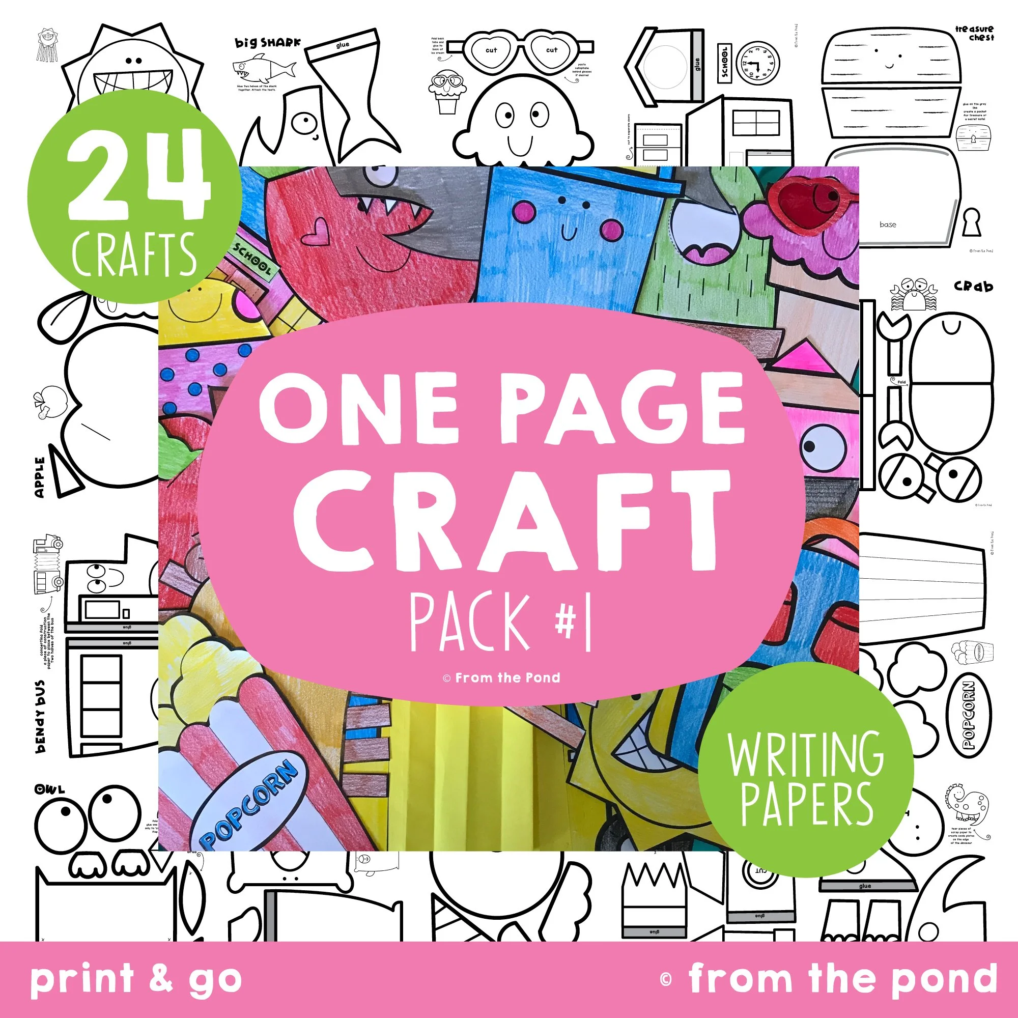 One Page Crafts Pack 1