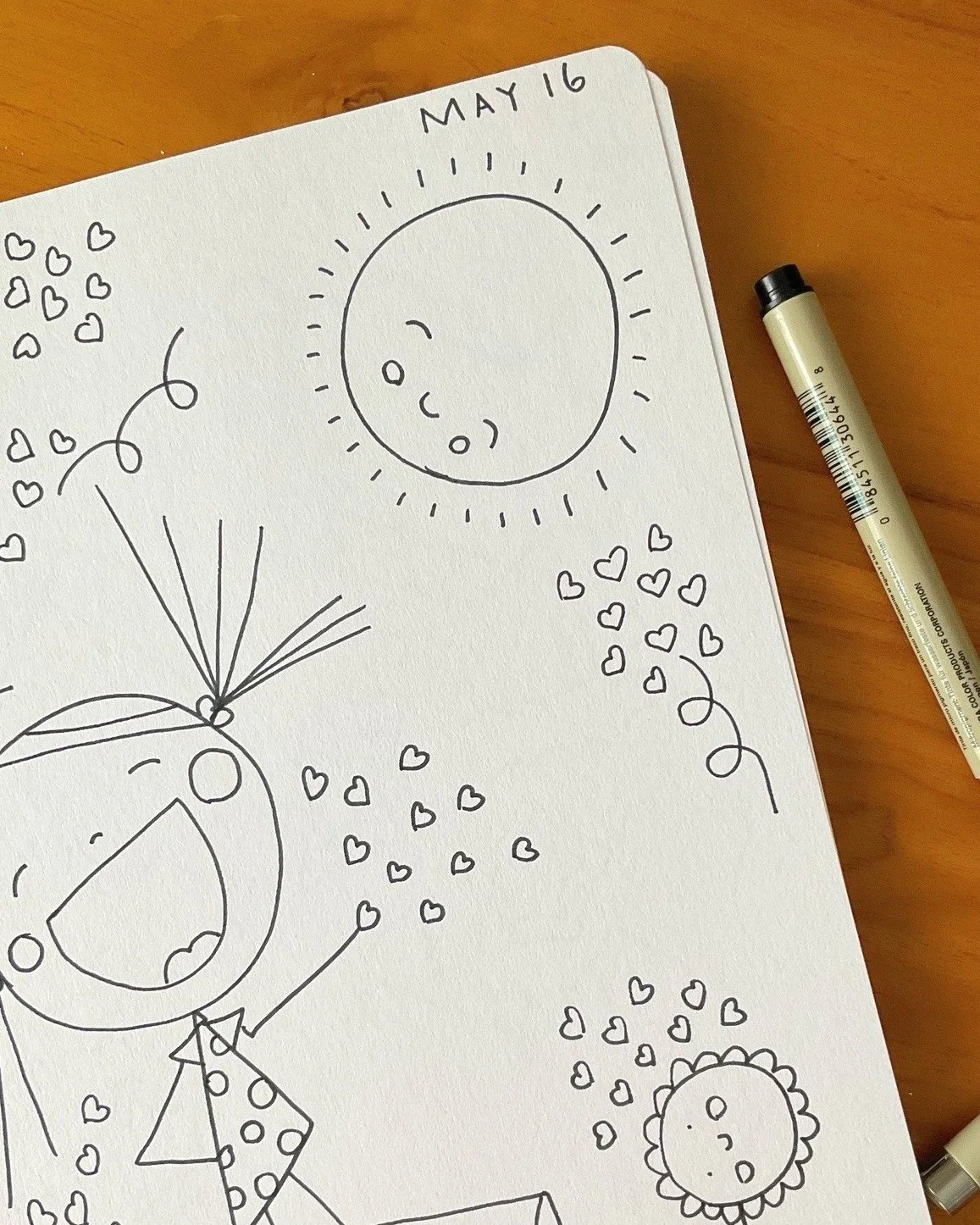 A little May doodle catch-up ✏️💛

May is flying by so quickly! I shared some sketchbook peeks and drawing ideas in today&rsquo;s newsletter - from heart clusters to zig zag zebras and spiral-tailed fish 😊

If you&rsquo;ve missed a few days of the c