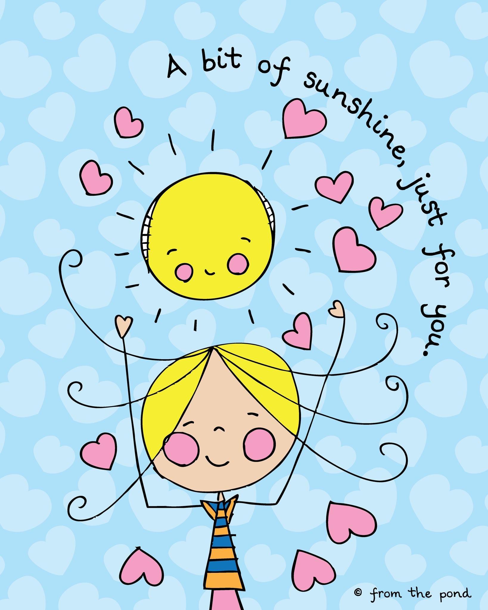 Popping into your feed with a little sunshine ☀️

 #thinkingofyou #sendingyousomesunshine #happinessquotes
