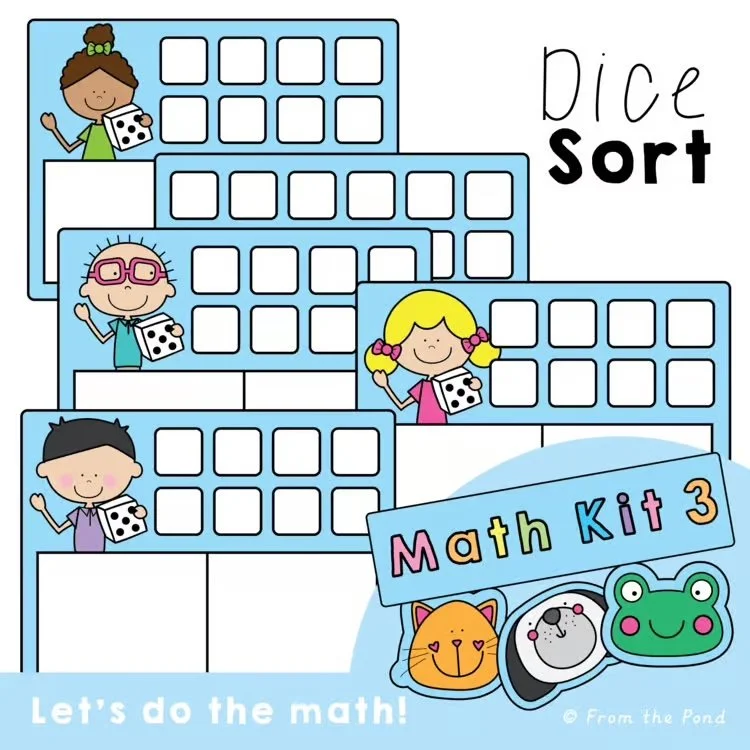  Dice sorting math games and hands-on math centers for building number sense, counting fluency, and flexible math thinking through playful sorting and number activities. Engaging printable dice math activities for kindergarten and first grade student