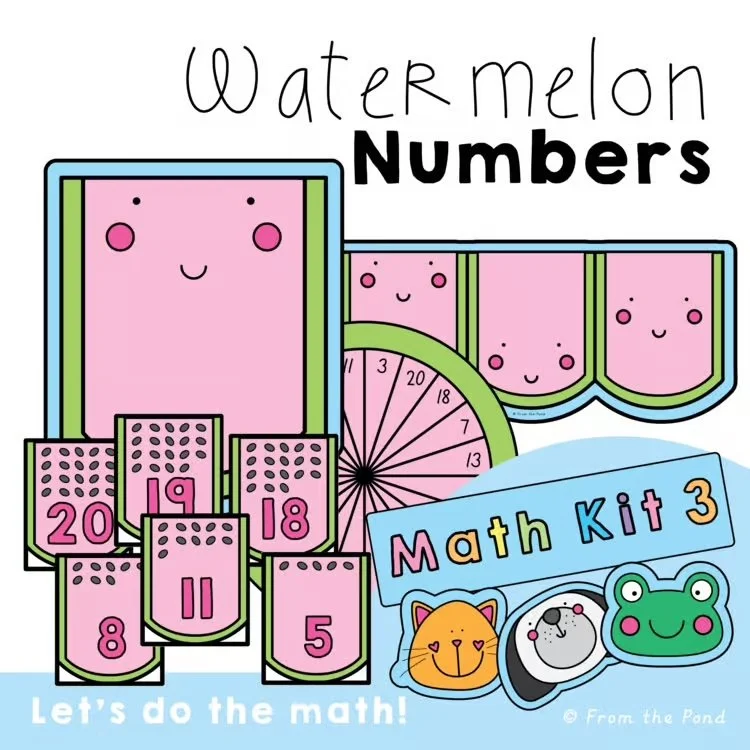  Watermelon number recognition activities and counting number cards for building early number sense, counting fluency, and math confidence through hands-on learning and playful summer themes. Fun watermelon themed math activities for kindergarten and