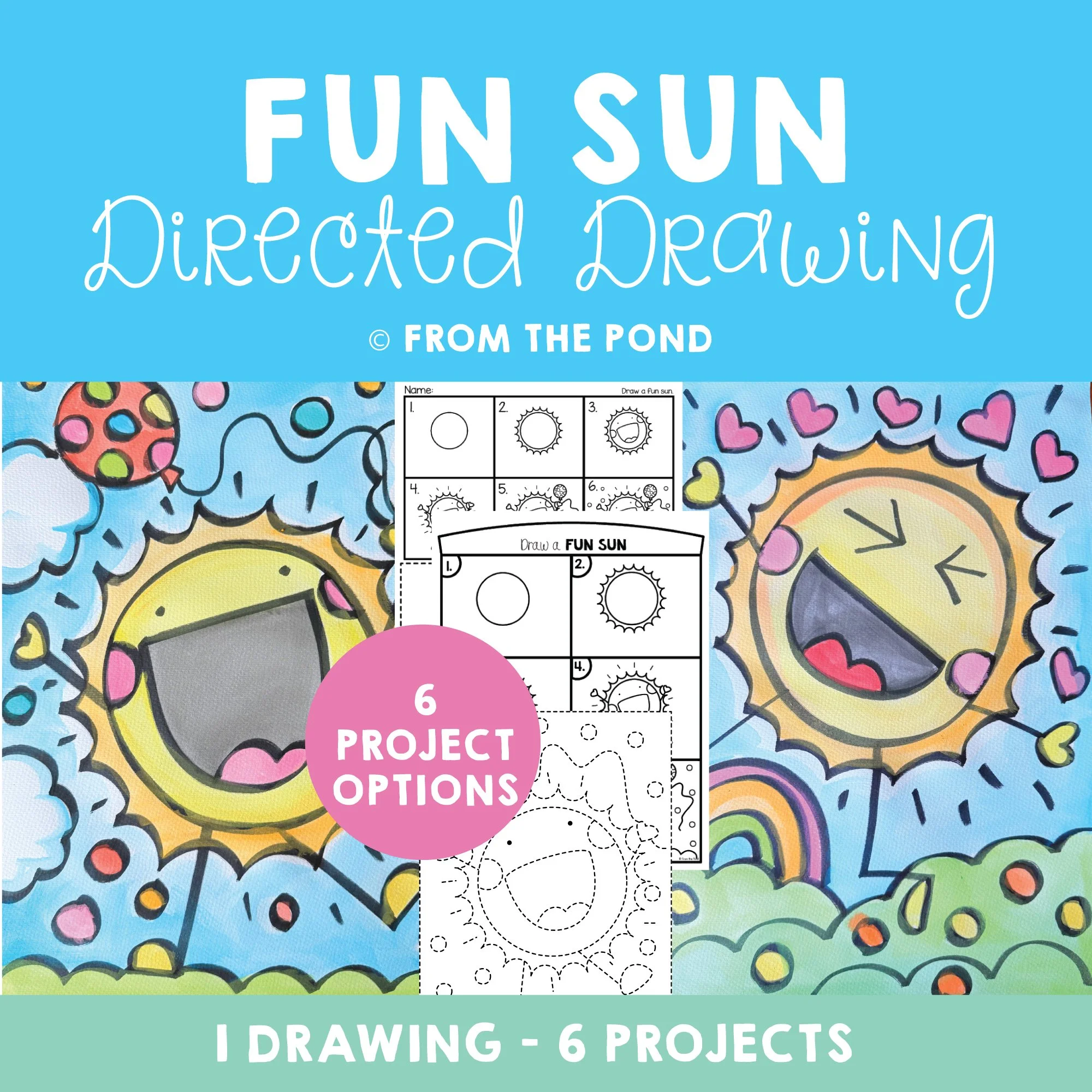 Fun Sun Directed Drawing