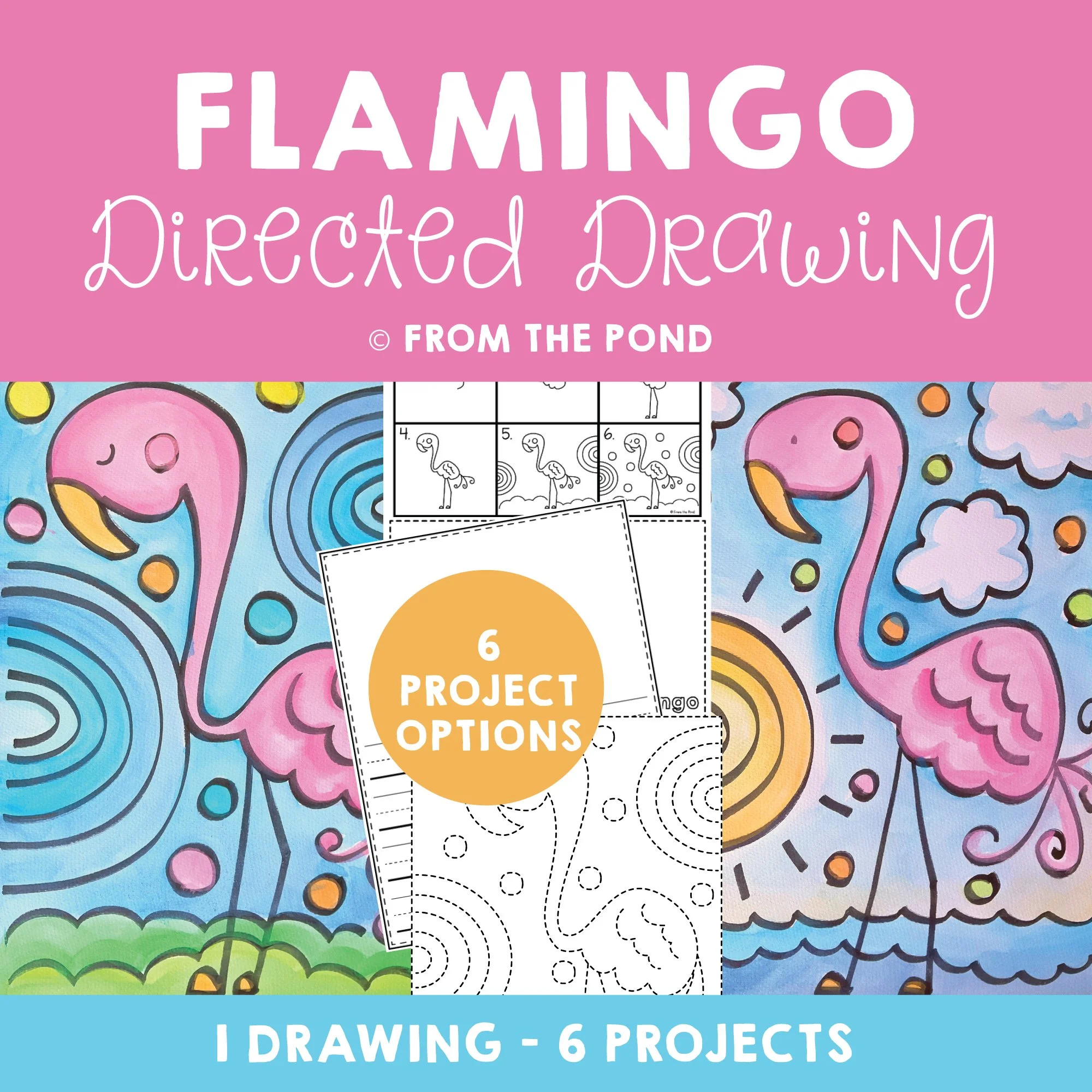 Flamingo Directed Drawing